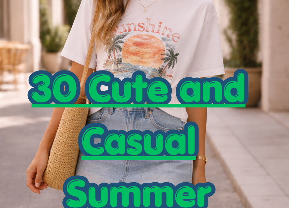 30 Cute and Casual Summer Outfits for Women