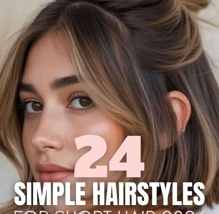 22 Simple Hairstyles for Short Hair