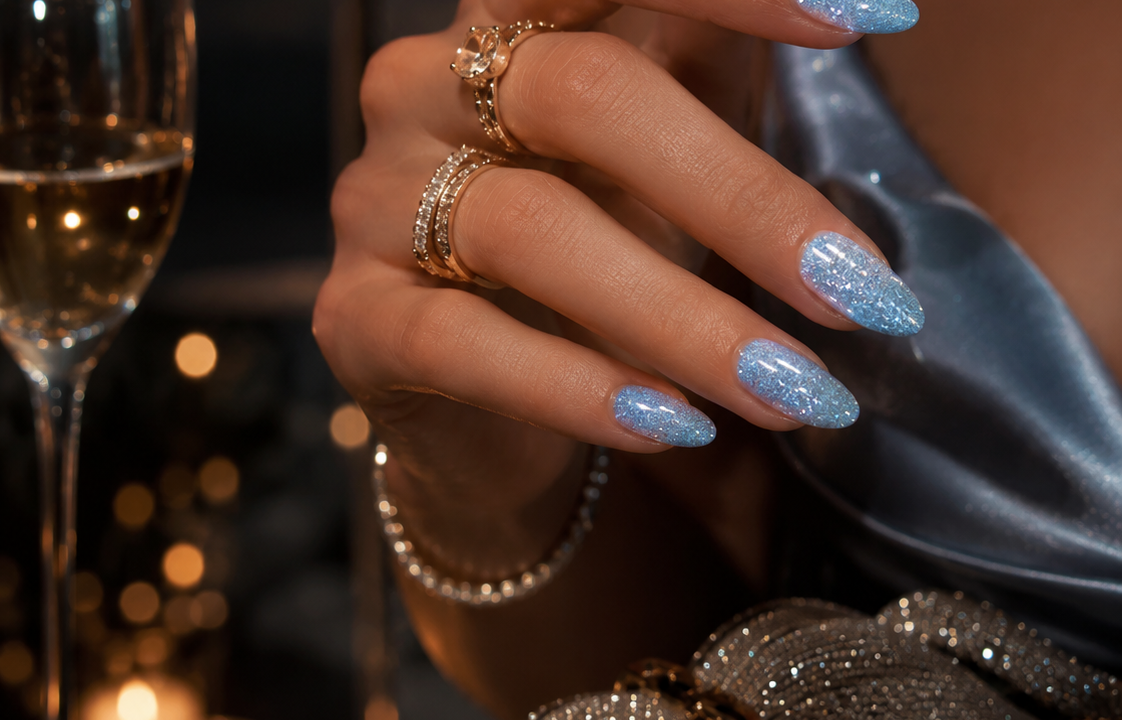 25 Blue Almond Nail Ideas for a Soft and Stylish Manicure