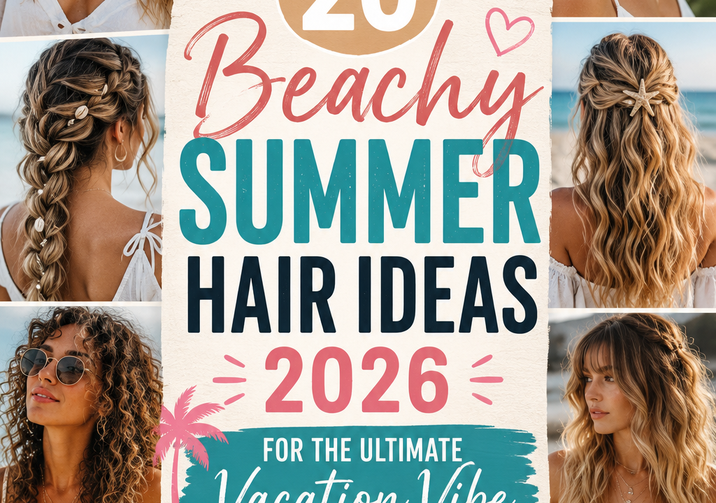 20 Beachy Summer Hair Ideas 2026 for the Ultimate Vacation Vibe