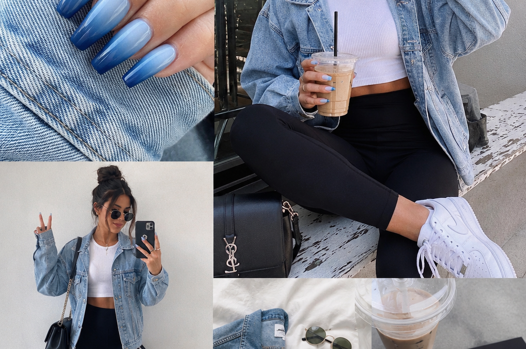 28 Blue Coffin Nail Designs That Are Taking Over 2026